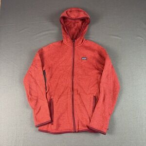 Patagonia Performance Better Sweater Fleece Hoody Red Women XS 25537F0
